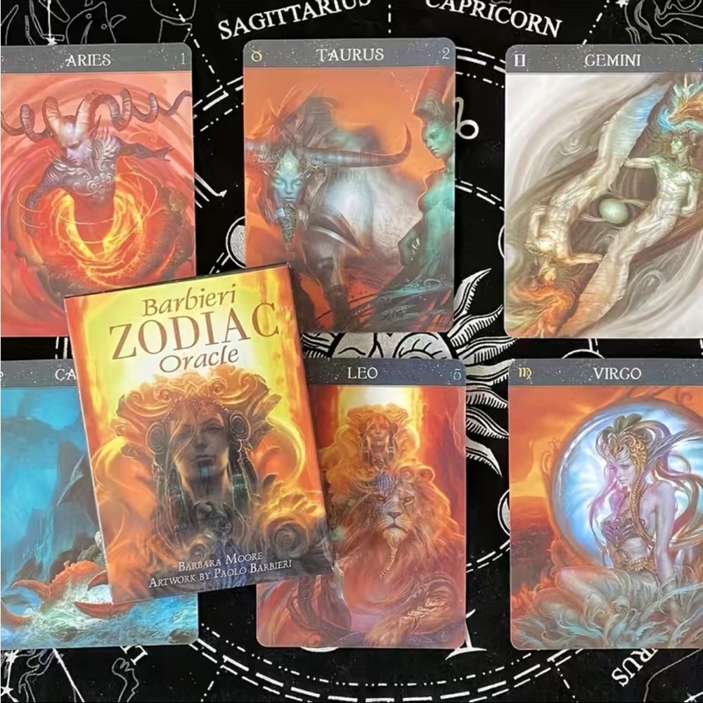 ✨ Barbieri Zodiac Oracle card deck by Barbara Moore ✨